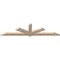 Ekena Millwork Kennewick Smooth Timber Gable Bracket, Douglas Fir, 108"W x 27"H x 3 1/2"D x 5 1/2"F, 6/12 Pitch GBW108X27X0406KEN00SDF - alternate 5